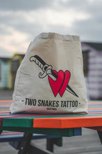 Load image into Gallery viewer, Two Snakes Totebag

